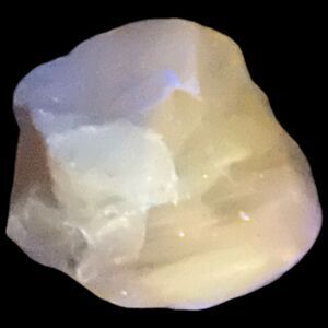 Yellow Translucent Layered Art Glass Cullet Glowing Manganese Slag Glass #4GX294